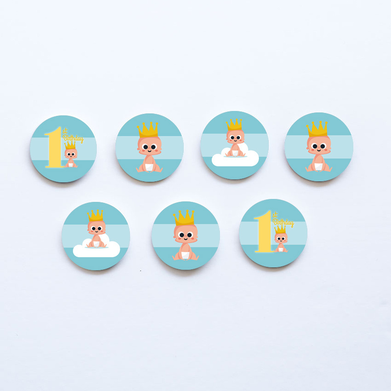 Ξύλινες Κονκάρδες Ινδιάνος / 8τμχ