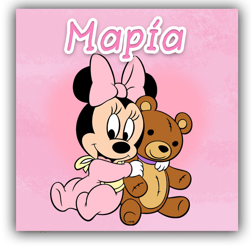 Σουβέρ χάρτινο Baby Minnie / 8τμχ