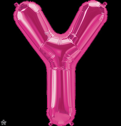 Μπαλόνι Φοιλ Μίνι Γράμμα Y Φούξια 41εκ