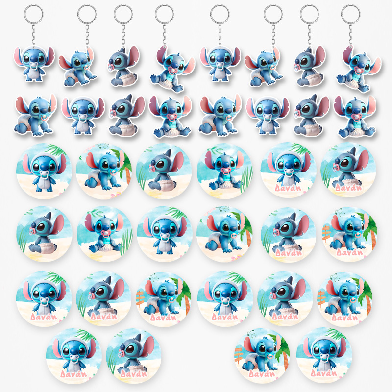 Πακέτο Δωράκια Baby Stitch για πάρτυ 38τμχ