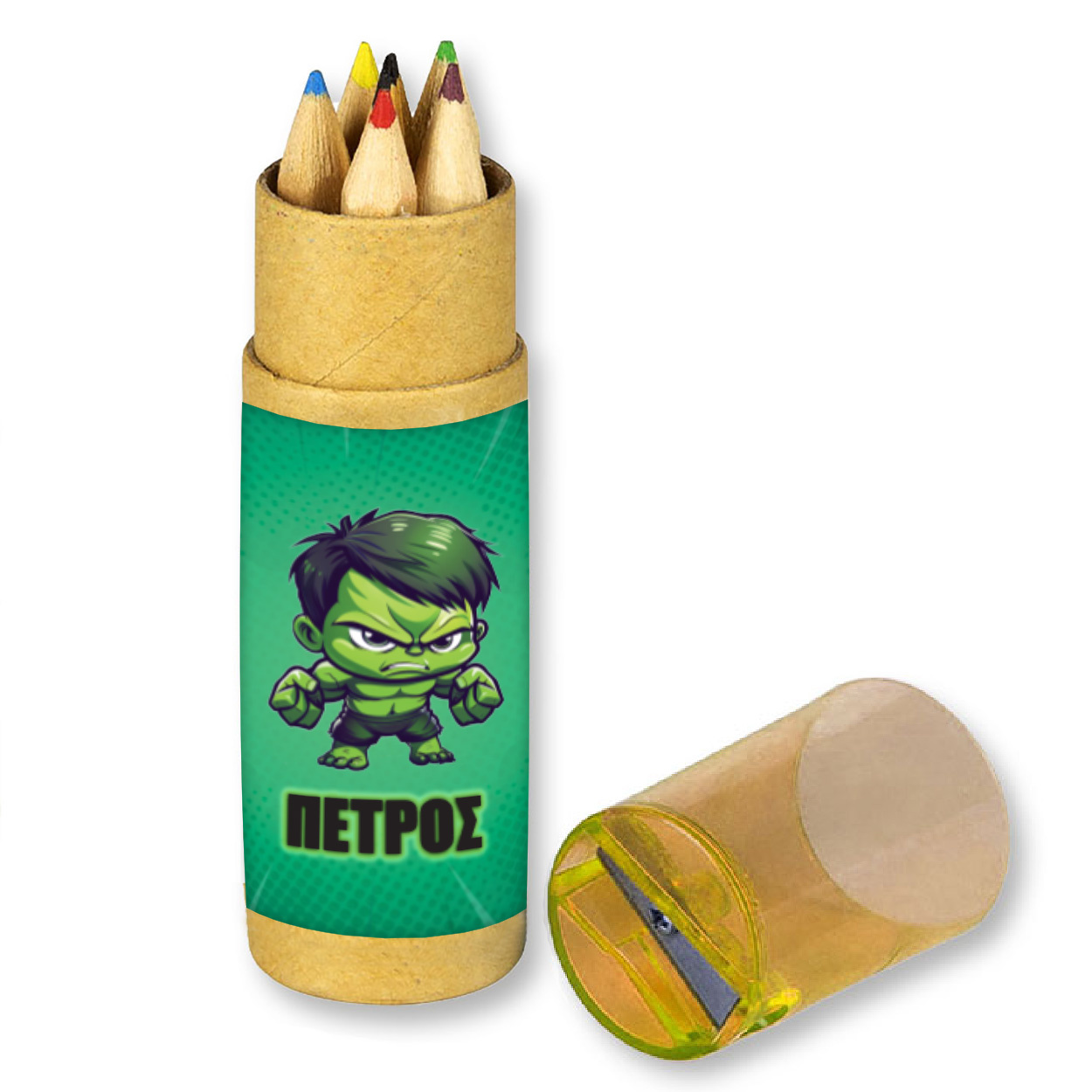 Baby Hulk Ξυλομπογιές με όνομα