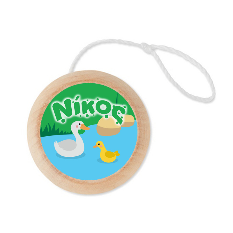 Ξύλινο Γιο – Γιο με όνομα Ζωάκια Φάρμας