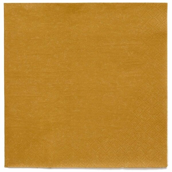 Χαρτοπετσέτες Χρυσό Creme Brulee 33 x 33εκ / 20 τμχ