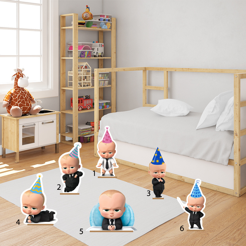 Διακοσμητική φιγούρα Baby Boss 50cm Ξύλινη με βάση/1 τμχ