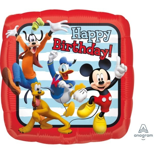 Μπαλ. Φοιλ 18 Mickey Roadster Racers Happy Birthday