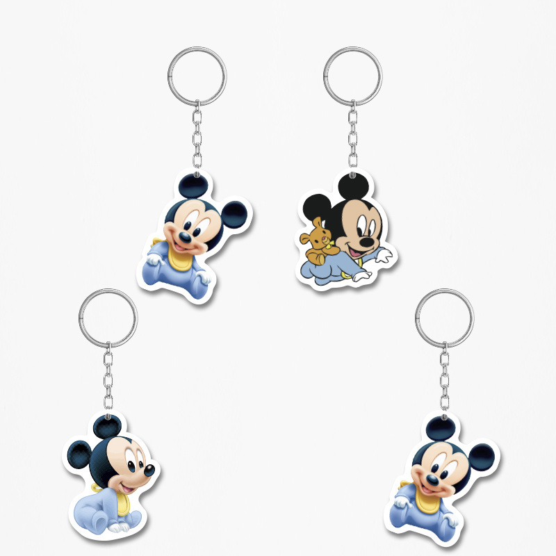 Ξύλινα Μπρελόκ Baby Mickey 5cm/ 4τμχ