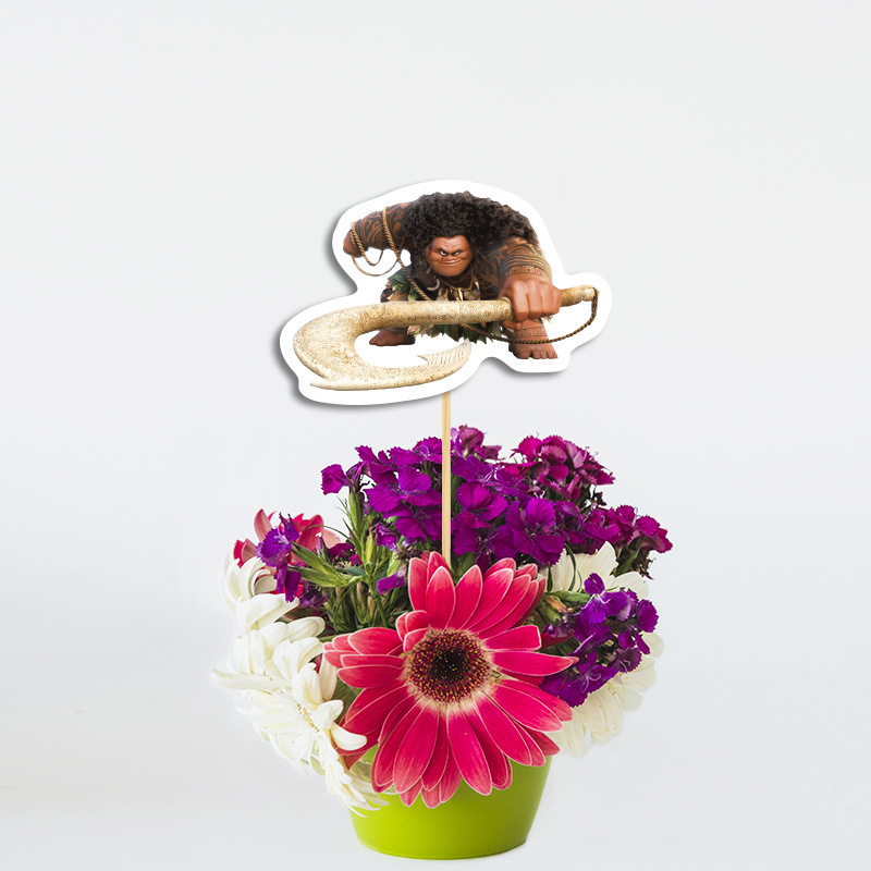 Topper Διακοσμητικό Moana χάρτινο/ 20cm