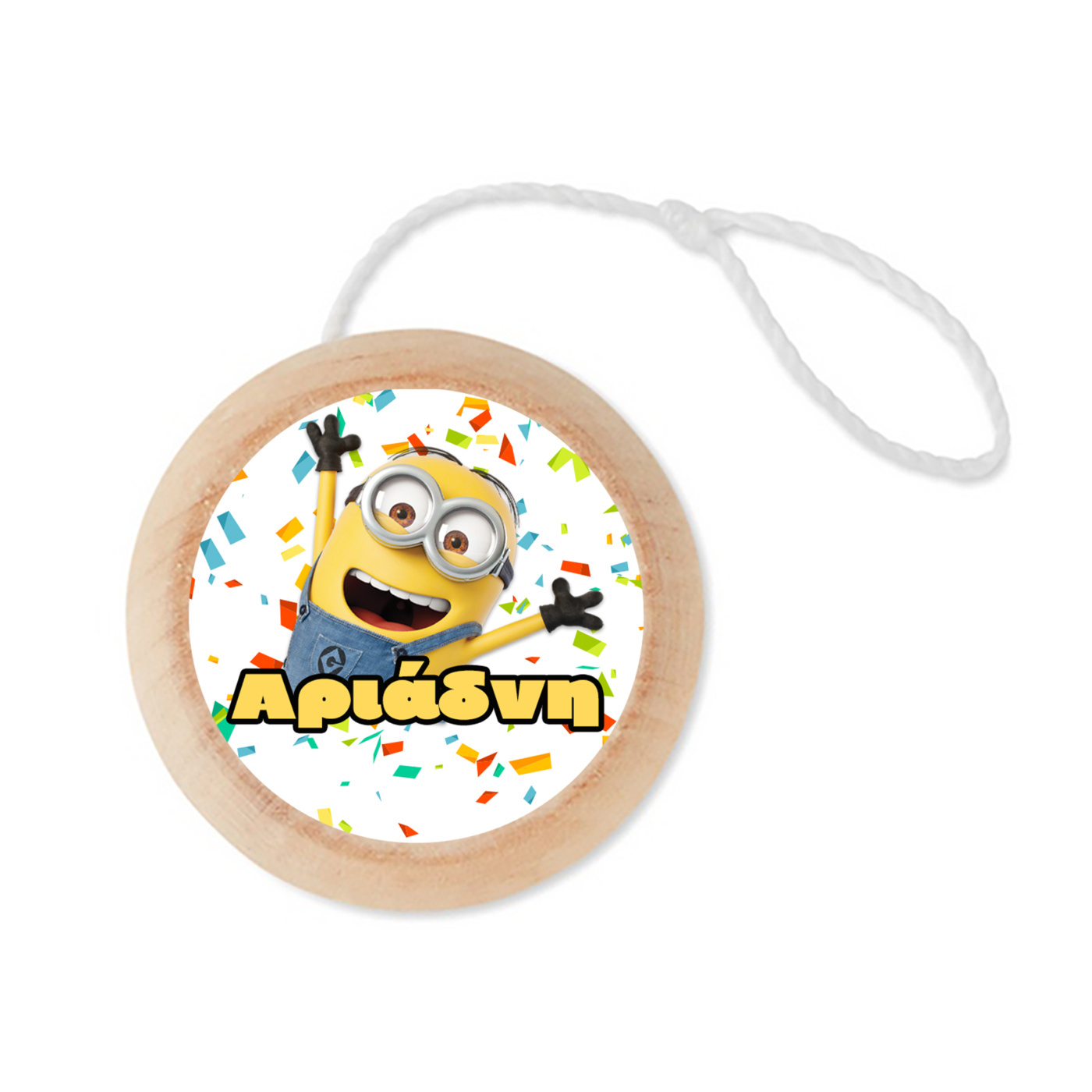 Ξύλινο Γιο – Γιο με όνομα Minions