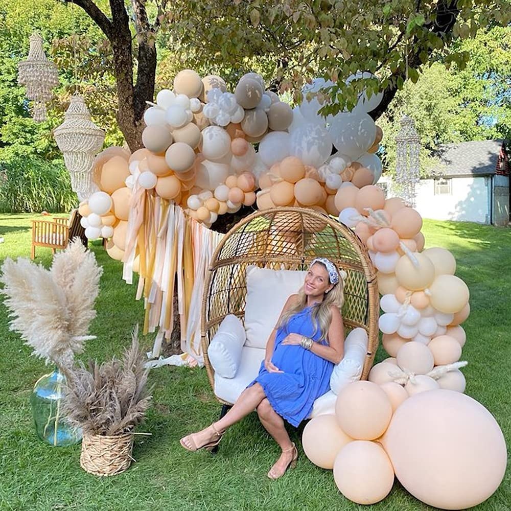 DIY Γιρλάντα White Apricot / 107 Μπαλόνια - Image 2