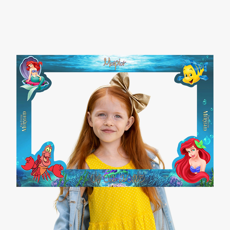 Κάδρο Photobooth Άριελ για φωτογραφίες/ 60cm*40cm