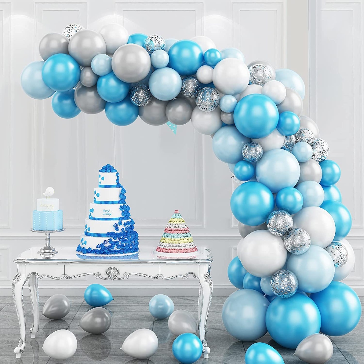 DIY Γιρλάντα Μπαλονιών Blue Matt / 105 Μπαλόνια