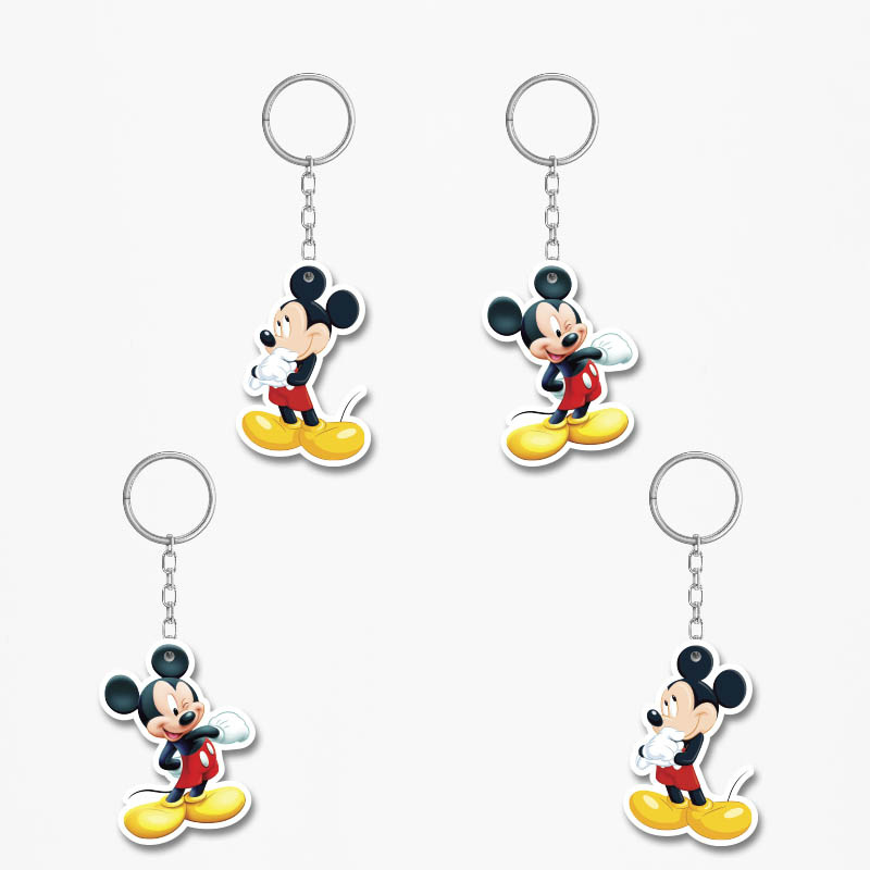Ξύλινα Μπρελόκ Mickey 5cm/ 4τμχ