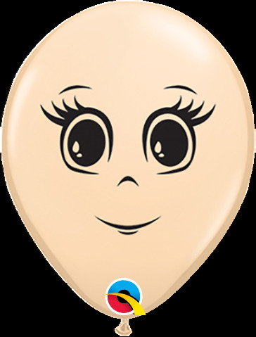 Μπαλόνια Λάτεξ 5 Blush Γυναικείο Πρόσωπο 100 τεμ.