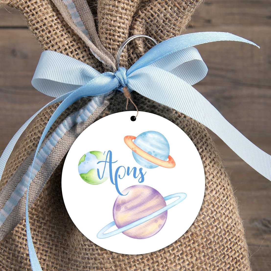 Ξύλινη φιγούρα για μπομπονιέρα Αστροναύτης