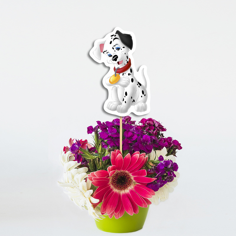 Topper Διακοσμητικό 101 Σκυλάκια Δαλματίας χάρτινο/ 20cm