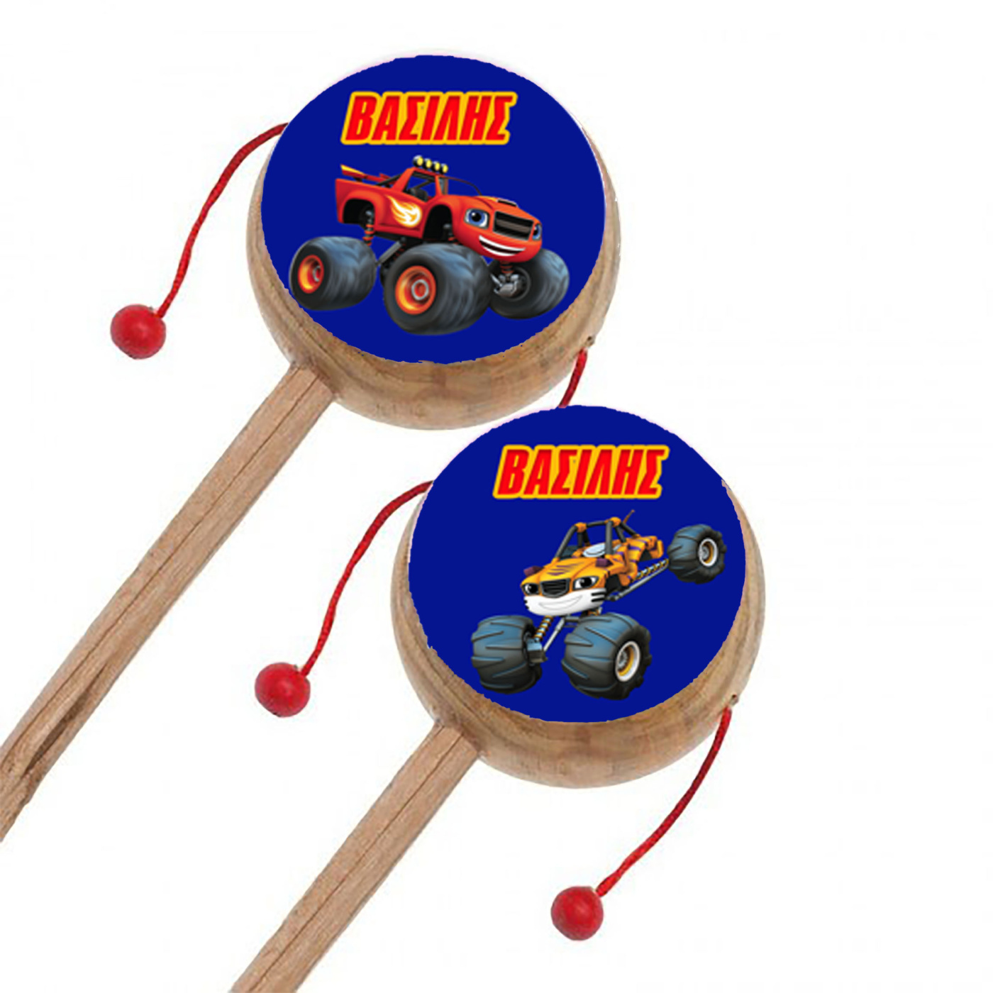 Ξύλινο Τυμπανάκι με όνομα Blaze