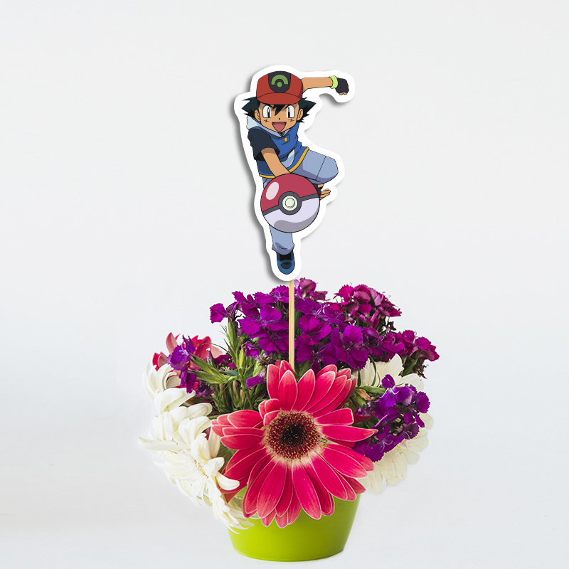 Χάρτινο διακοσμητικό Τοππερ Pokemon/ 20cm