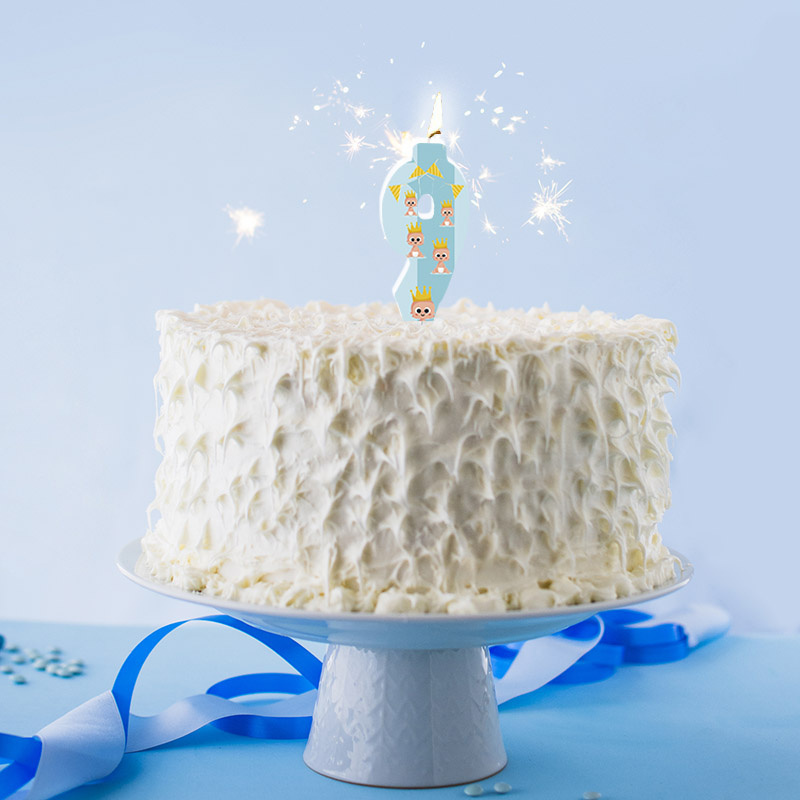 Κερί Νούμερο 9 1st Birthday Boy