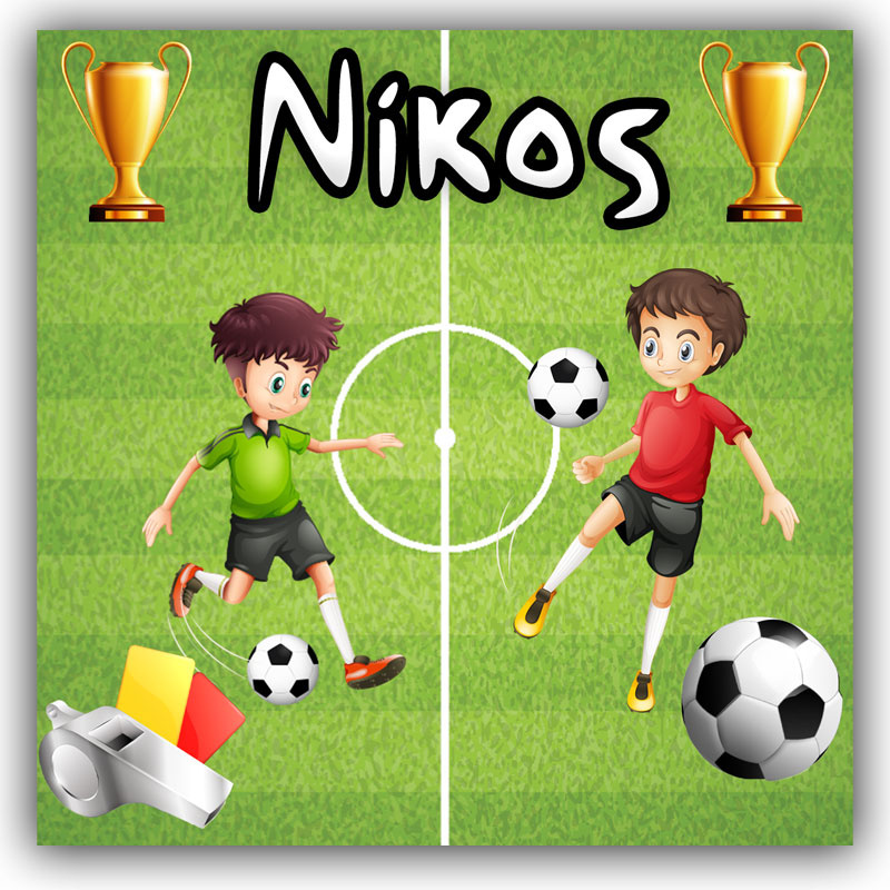 Σουβέρ χάρτινο Ποδόσφαιρο / 8τμχ (9*9cm)