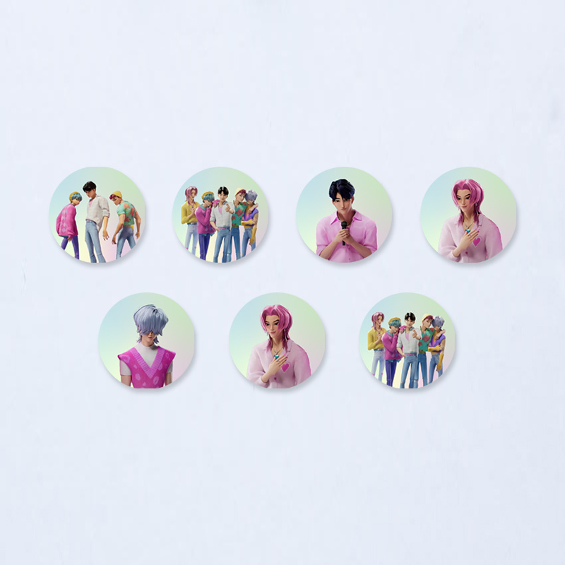 Ξύλινες Κονκάρδες Saja Boys / 8τμχ