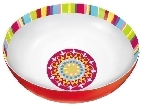 Plastic Large Bowl Del Sol
