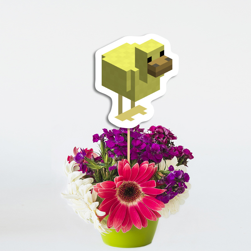 Topper Διακοσμητικό Minecraft χάρτινο/ 20cm