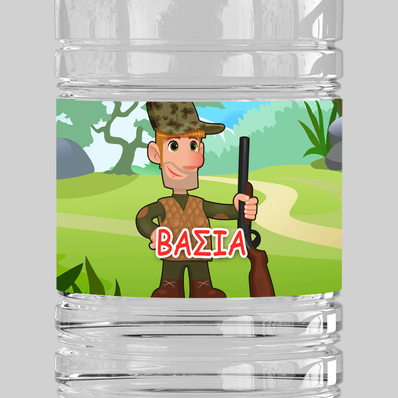 Ετικέτες νερού με όνομα Κοκκινοσκουφίτσα / 8 τμχ