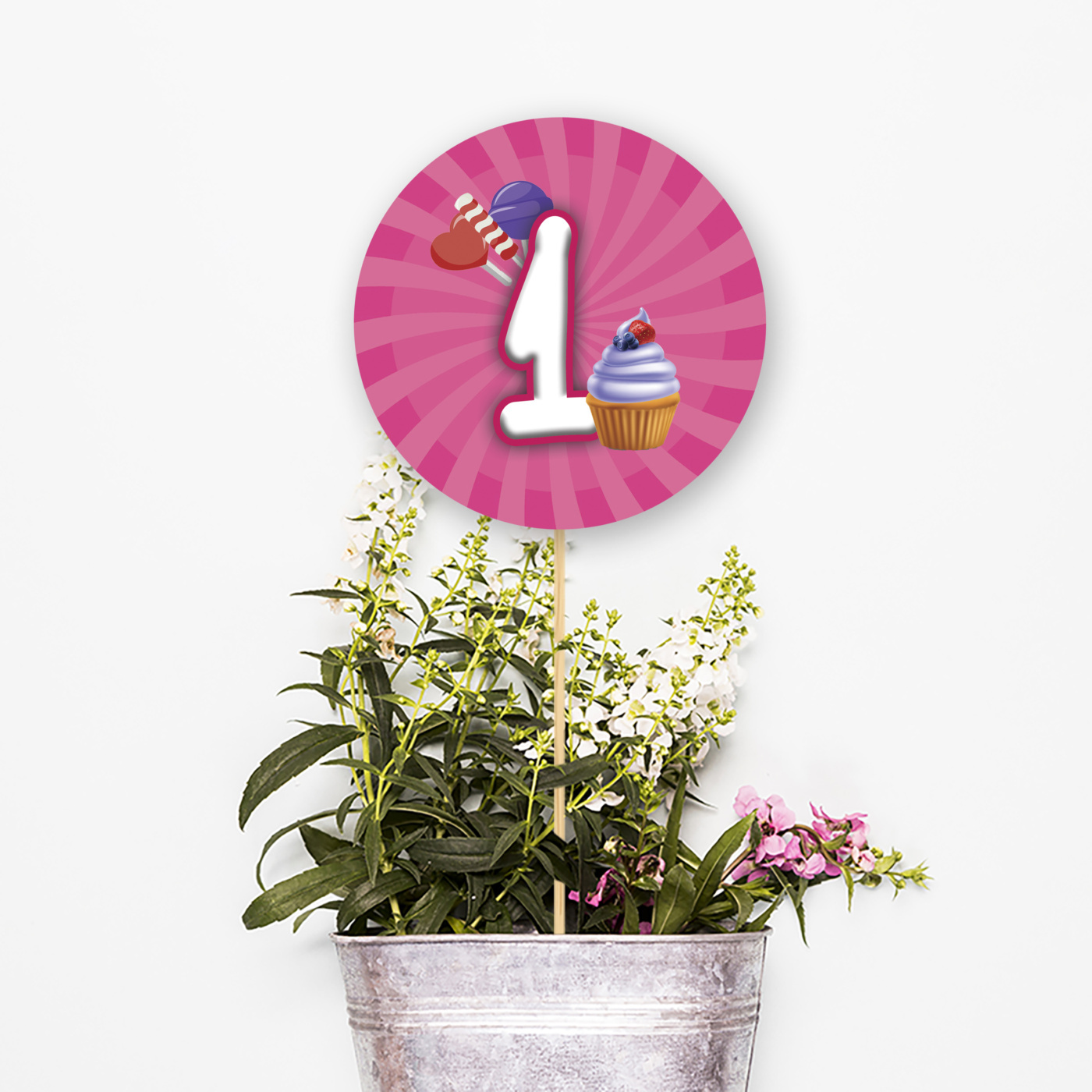 Αρίθμηση τραπεζιού Sweet Shop κύκλος 13cm