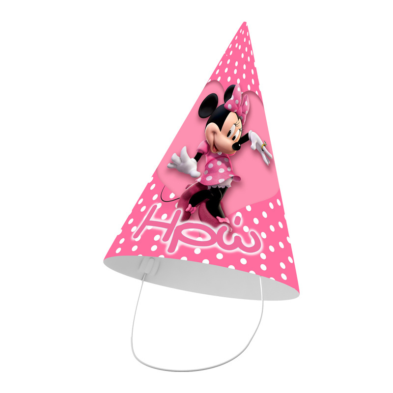 Καπελάκια πάρτυ με όνομα Minnie/8τμχ