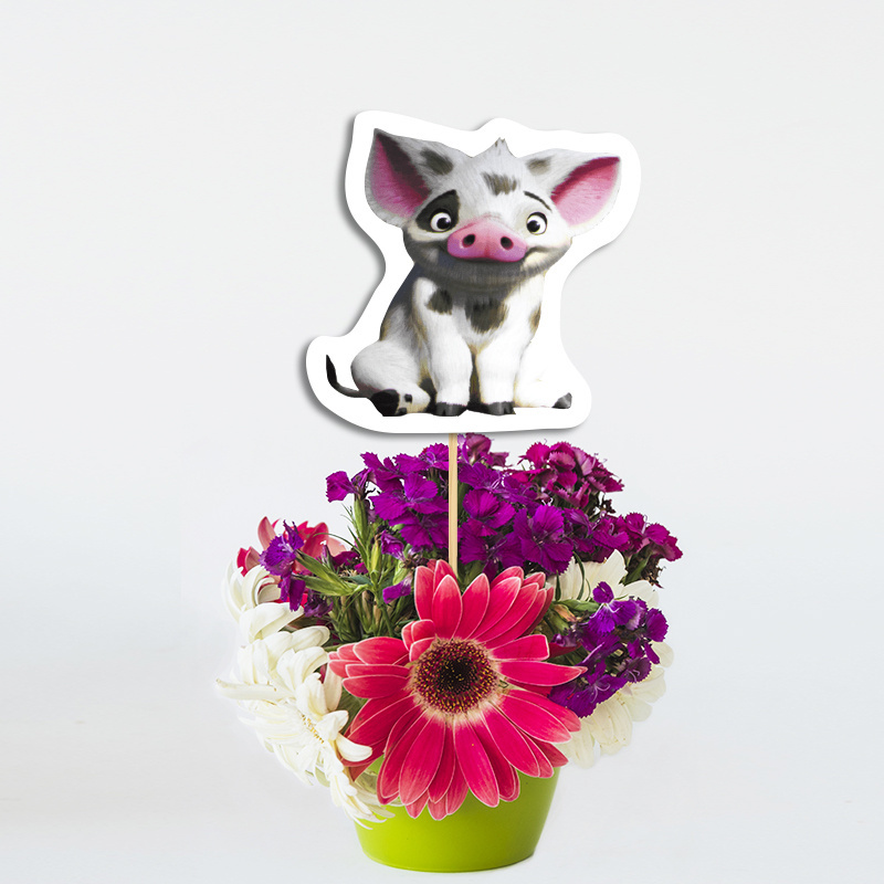 Διακοσμητικό Topper Moana χάρτινο 20cm