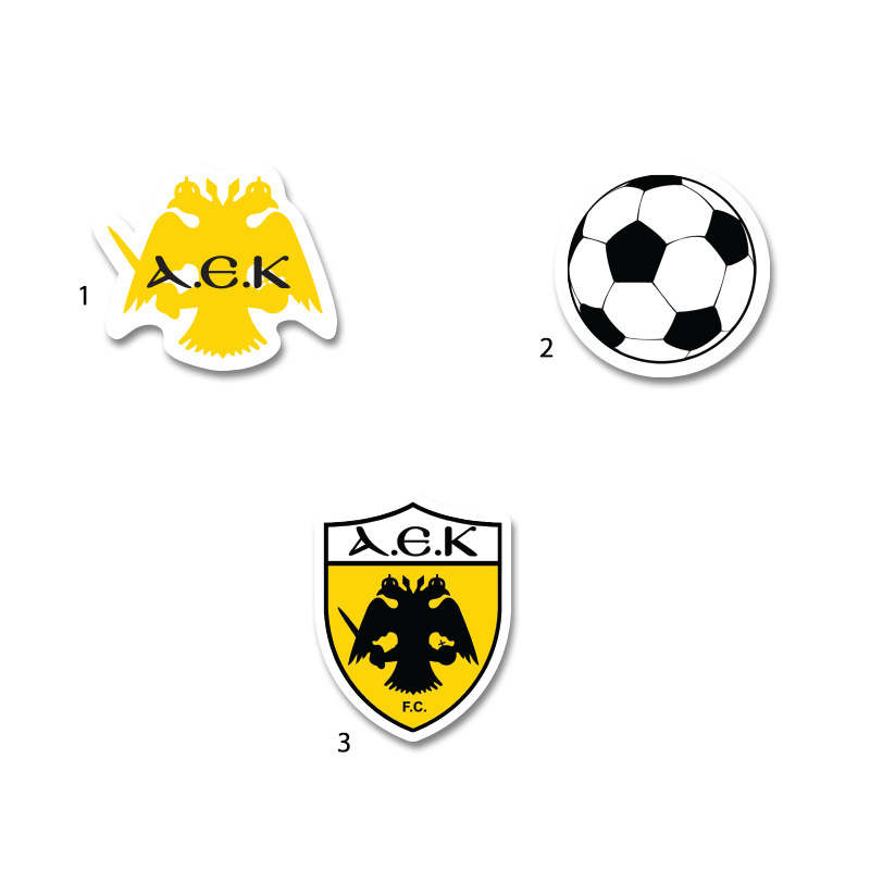 Διακοσμητική φιγούρα ΑΕΚ 5cm Ξύλινη/1τμχ