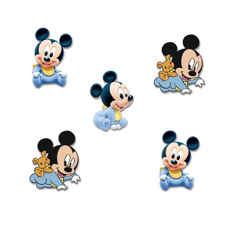 Αυτοκόλλητα Baby Mickey 5cm / 8τμχ