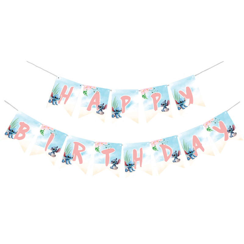 Γιρλάντα Γράμματα Baby Stitch Happy Birthday