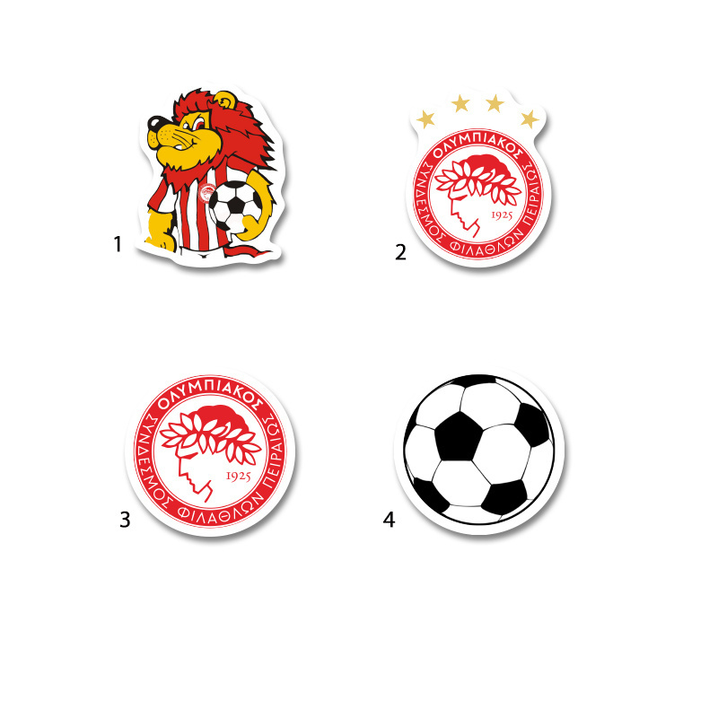 Διακοσμητική φιγούρα Ολυμπιακός 5cm Ξύλινη/1τμχ