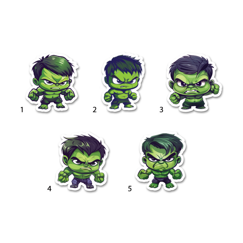 Διακοσμητική φιγούρα Baby Hulk 5cm Ξύλινη/1τμχ