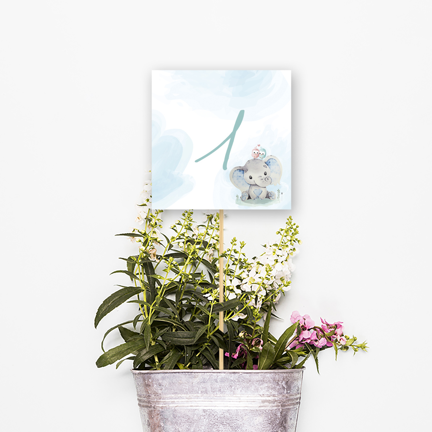 Αρίθμηση τραπεζιού Ελεφαντάκι τετράγωνο