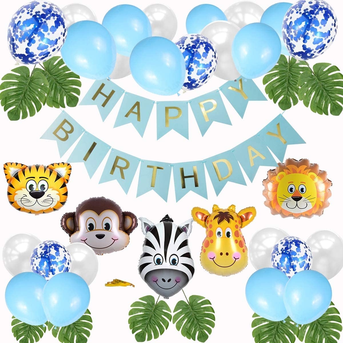 Σετ Διακόσμησης Πάρτυ στη Ζούγκλα