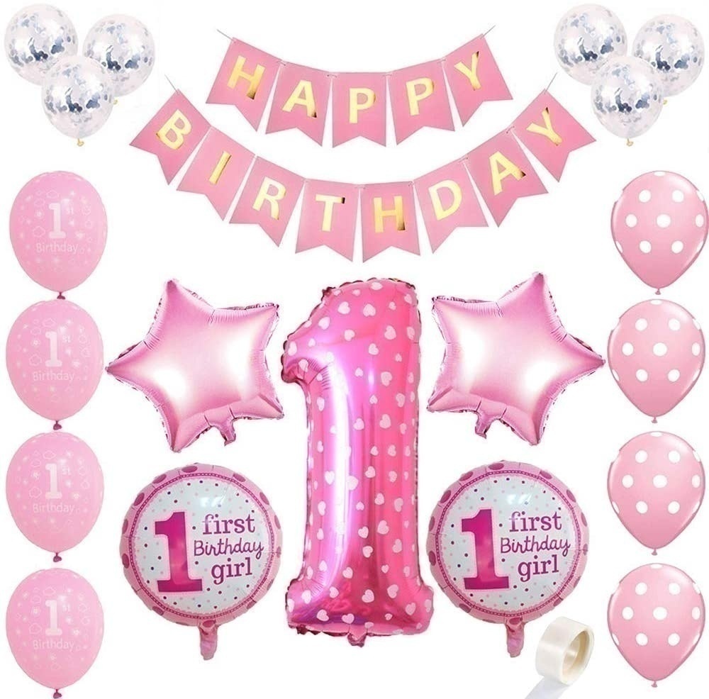 Baby Girl 1st Birthday Party