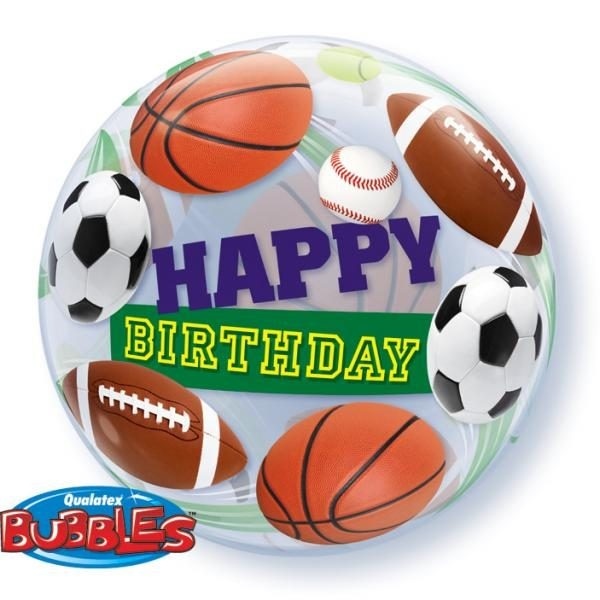 Bubble μονό Birthday Sport Balls