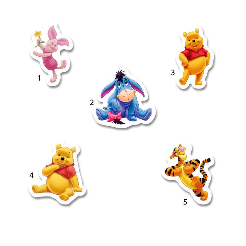 Διακοσμητική φιγούρα Winnie 5cm Ξύλινη/1τμχ