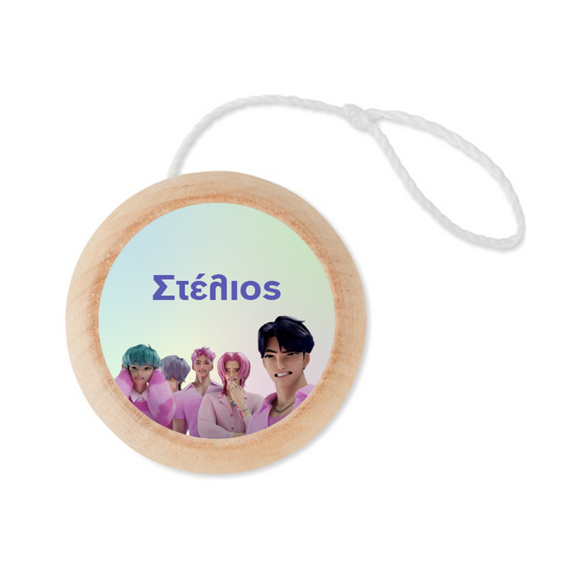 Ξύλινο Γιο – Γιο με όνομα Saja Boys