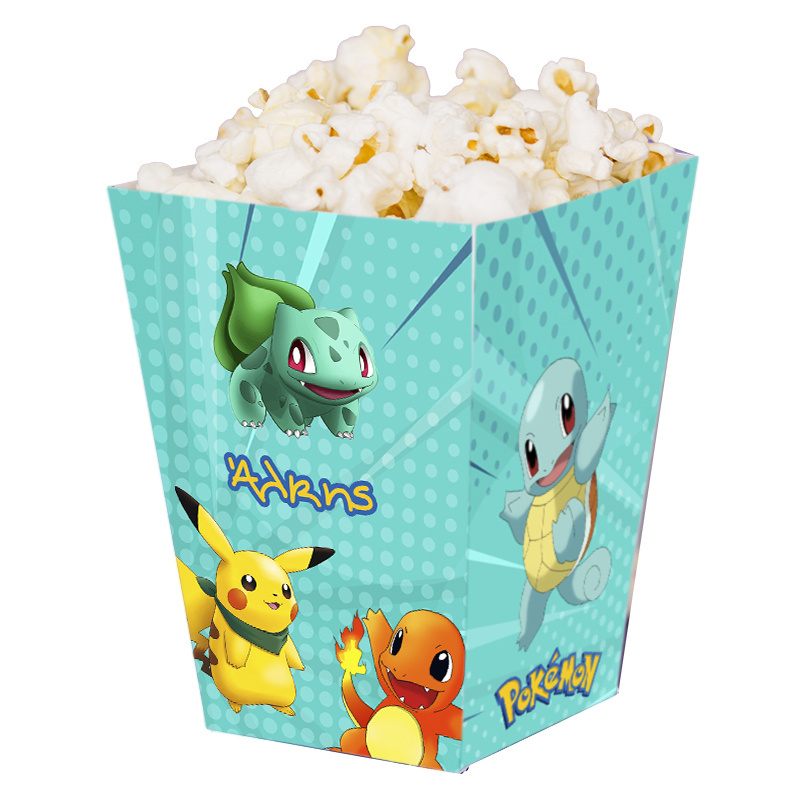 Κουτί Pop Corn με όνομα Pokemon 15cmx9cmx9cm