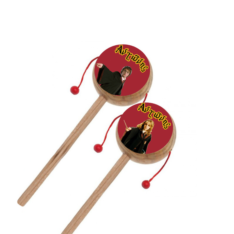 Ξύλινο Τυμπανάκι με όνομα Harry Potter