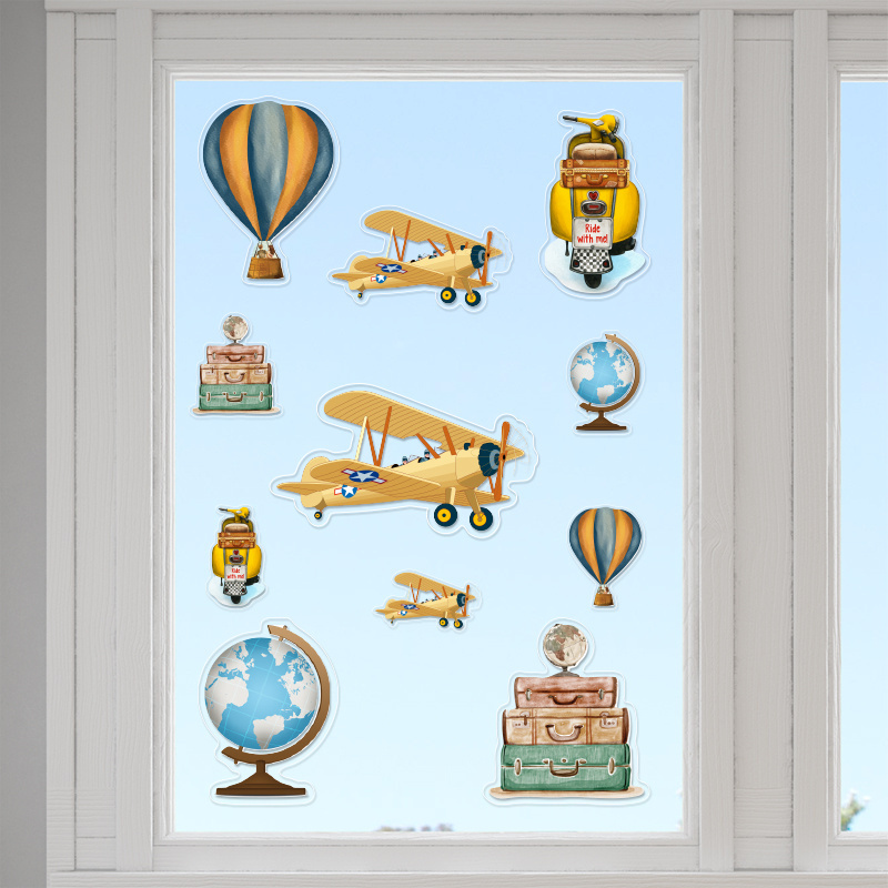 Αυτοκόλλητα τζαμιού Ταξίδια /10 τμχ