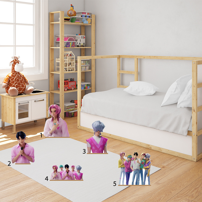 Διακοσμητική φιγούρα Saja Boys 20cm Ξύλινη με βάση/1 τμχ