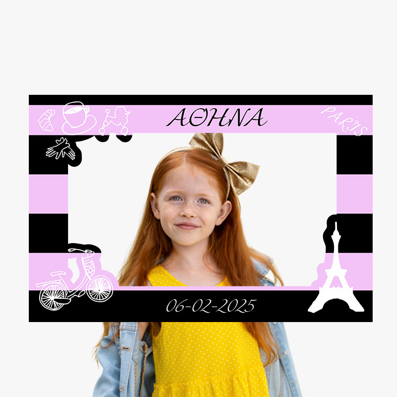 Κάδρο Photobooth Paris για φωτογραφίες/ 60cm*40cm