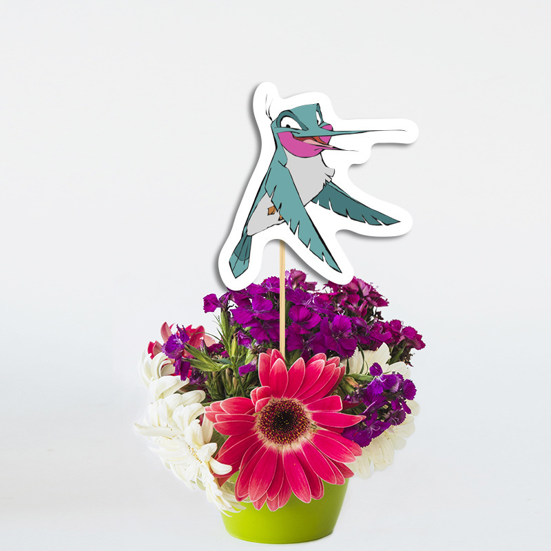 Χάρτινο διακοσμητικό Τοππερ Pocachontas/ 20cm