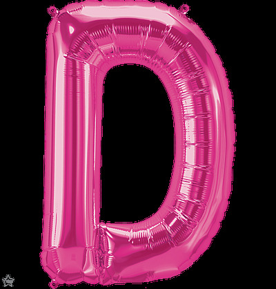 Μπαλόνι Φοιλ Μίνι Γράμμα D Φούξια 41εκ