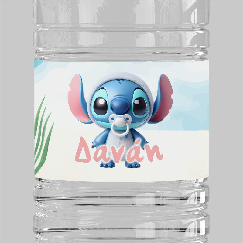 Ετικέτες νερού με όνομα Baby Stitch / 8 τμχ