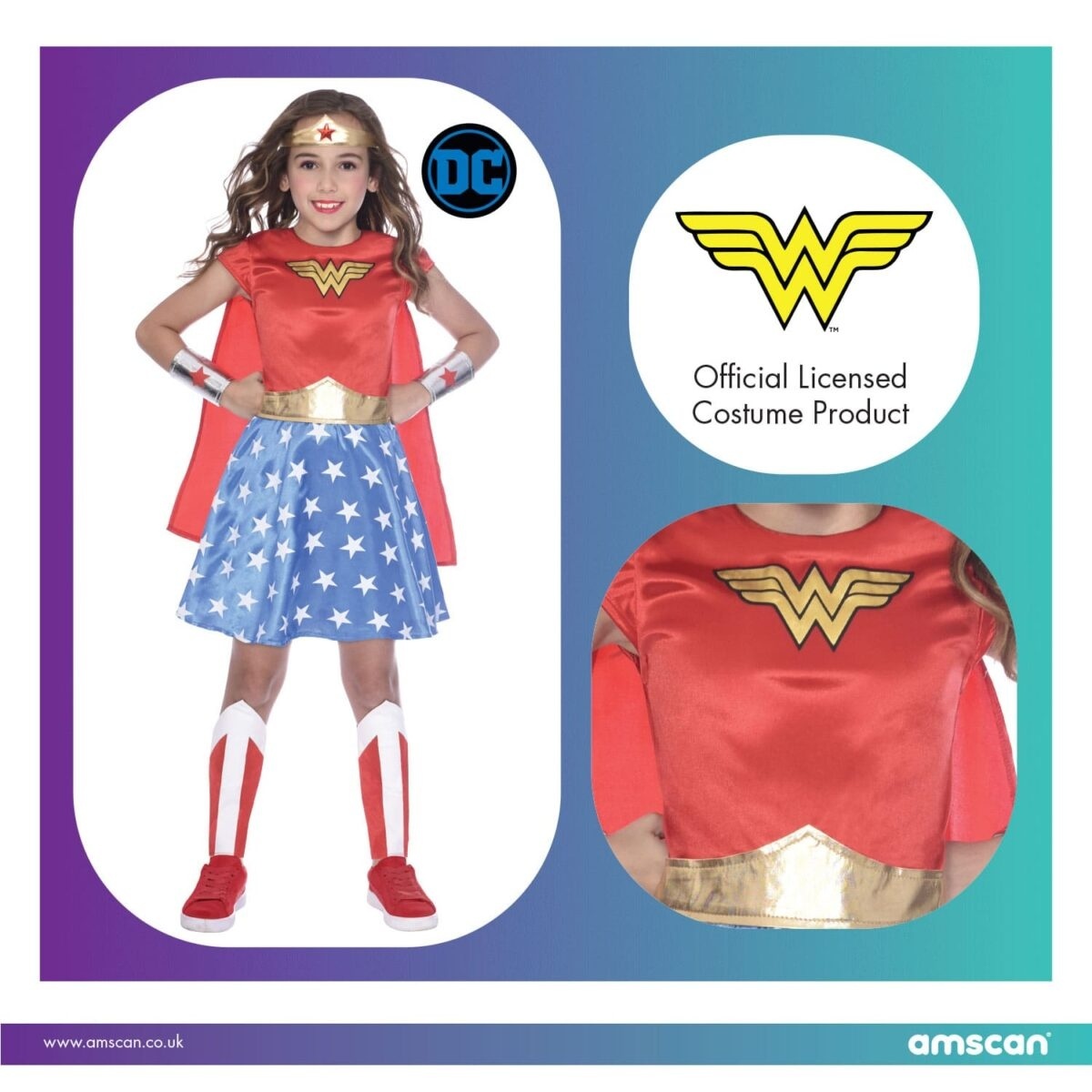 Στολή Wonder Woman Classic Costume 3-4 Ετών